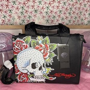 Ed Hardy Satchel/Tote Bag